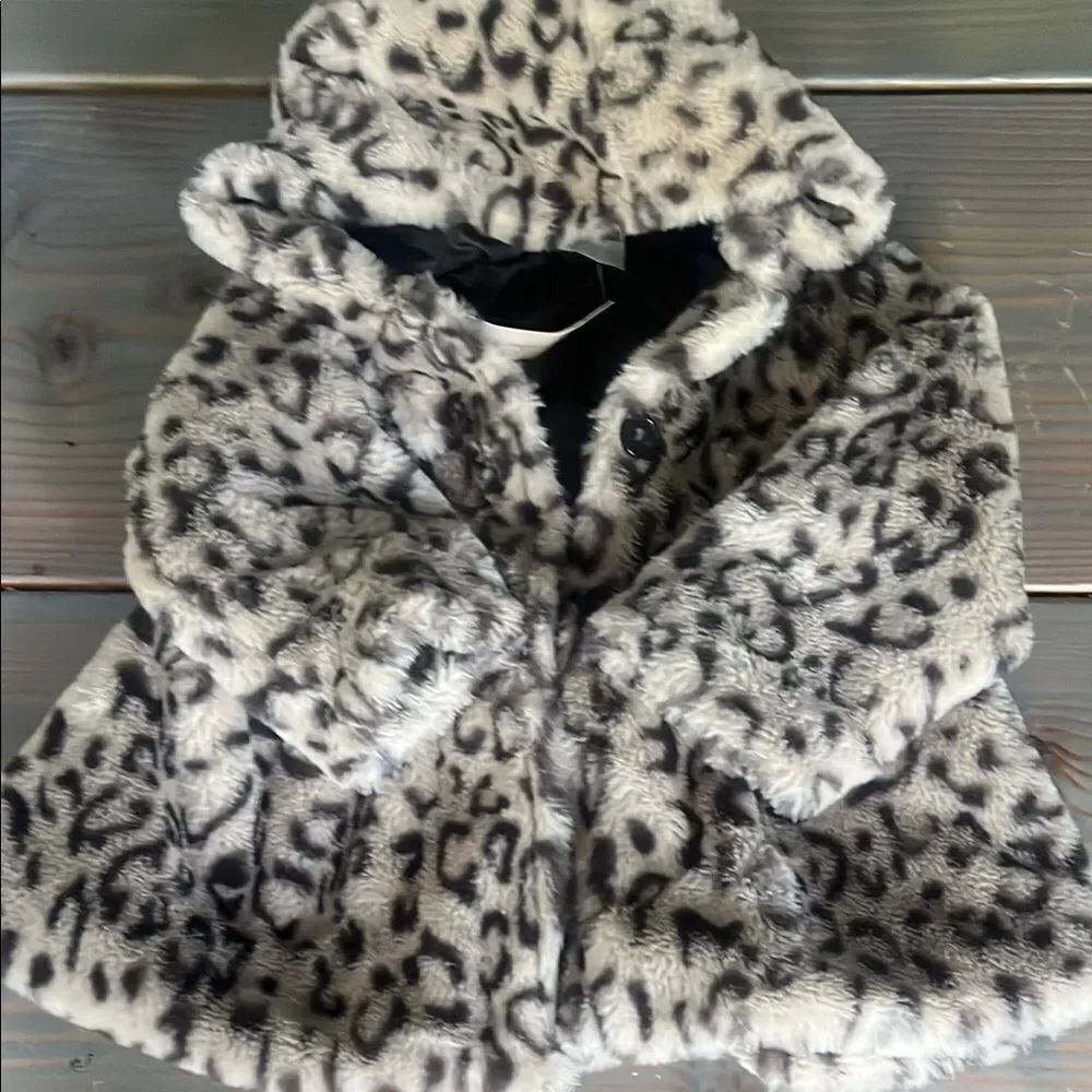 Leopard Print Kids Jacket - Picture 4 of 4